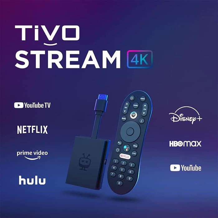 2TiVo Stream 4K – Every Streaming App and Live TV on One Screen – 4K UHD, Dolby Vision HDR and Dolby Atmos Sound – Powered by Android TV – Plug-In Smart TV, One size (1)