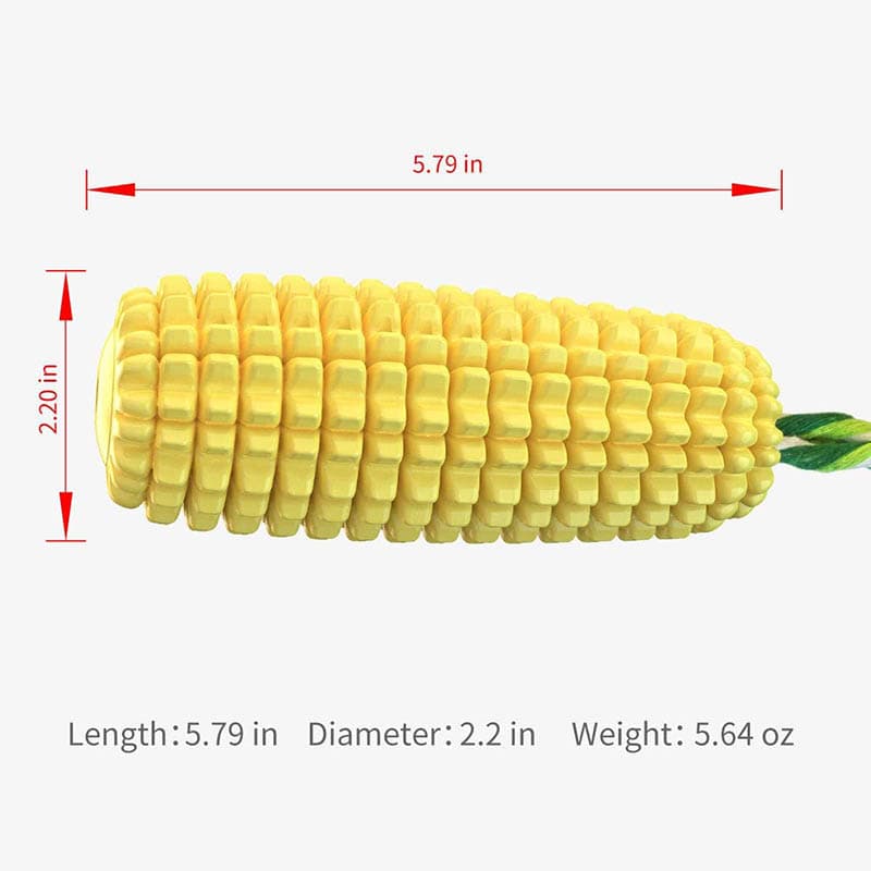 3Carllg Dog Chew Toys for Aggressive Chewers, Indestructible Tough Durable Squeaky Interactive Dog Toys, Puppy Teeth Chew Corn Stick Toy for Small Meduium Large Breed