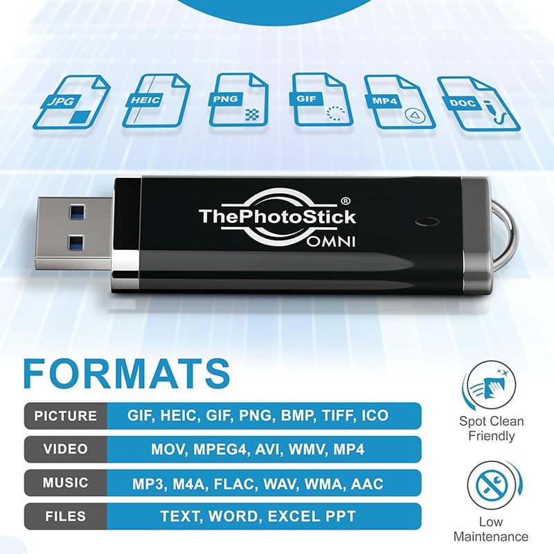 71Omni 128GB – Secure Photo Video Backup and Transfer Digital File Organization USB & Multiport Connection for Phones (1)